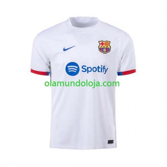 Camisola FC Barcelona Homem Equipamento Segundo 2023-2024 Manga Curta
